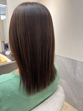 トゥーリ 長崎住吉店(tuuli) 縮毛矯正×ハイライト