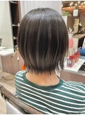 切りっぱなしボブ