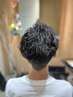 リピーター様に人気メンズ専用カット、パーマ、頭皮ケアスパ19800円