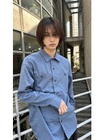 =メンズボブ/スパイキーショート/ニュアンスパーマ／MEN’S HAIR