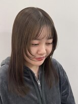 ルプラ カルム(le-pla Calme)&nbsp;レイヤーカット×ベージュ