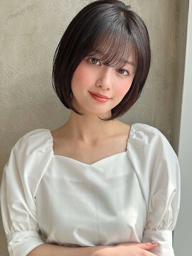 アフロート ルヴア(AFLOAT RUVUA) みねスタイル♪ 似合わせ ショート ボブ 30代 40代 小顔 新宿