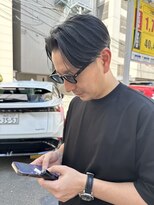 フラッグヘアー 博多駅前店(Flag HAIR) フェザーパーマ ニュアンスパーマ メンズ メンズカット