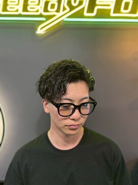 グリーディーフォックス 三軒茶屋(GreedyFOX) 波巻き/マッシュパーマ/ウルフ/ハイライト<理容室>