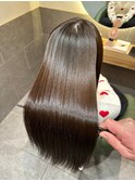 【神戸三宮】うる艶ストレート美髪カラー髪質改善トリートメント