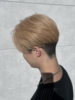 ザ アクネ 岡崎竜美丘店(THE ACNE)&nbsp;★メンズ，マッシュ，ブリーチ，ベージュカラー，毛流れ