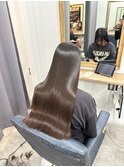 20代30代艶髪ロングウルフミルクティーベージュロングレイヤー