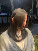 暗髪姫カットレイヤー◎小顔韓国風艶髪ロング20代30代