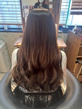 ヘアリゾート粋 トゥジュ 池袋東口店(tujuh) 艶髪ウェーブ/髪質改善/透明感カラー/ショコラブラウン