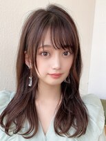 エイミーバイアフロートザガーデン 浦和店(amie by afloat the garden)&nbsp;顔周りの後れ毛がかわいいシャギーレイヤー【浦和】