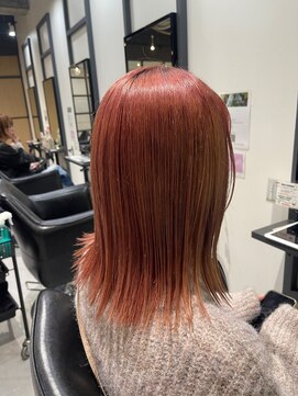 ニール(Neale.) 伸ばし中オレンジ12.24小顔