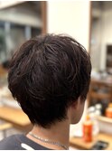 レイヤーマッシュ＋ニュアンスパーマ.20代30代40代