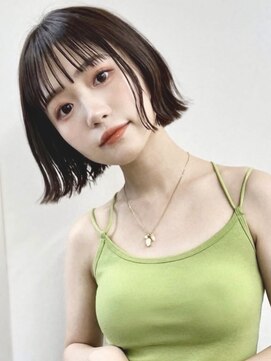 サンドパールス 仙台店(sand PALCE) 髪質改善/大人ガーリー/似合わせカット/ショートボブ前髪/仙台