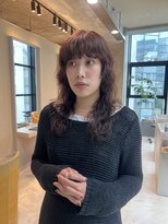 ネロ ヘアサロン 渋谷(NERO HAIR SALON)&nbsp;【加藤木麻彩】ナチュラルパーマ/パープルベージュ