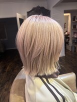 ジャム クリエイティブ ヘアデザイン(jam Creative Hair Design) レイヤーボブ×ハイトーンカラー