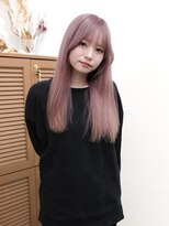 Idk 薄めのピンクベージュ/ブリーチ2回