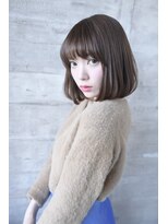 カミガミ 名古屋栄(KAMIGAMI)&nbsp;【髪質改善】上品エレガントボブ。極上のツヤと透明感アッシュ