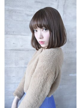 カミガミ 名古屋栄(KAMIGAMI) 【髪質改善】上品エレガントボブ。極上のツヤと透明感アッシュ