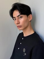 トリッカバルコニー ハヤマ(tricca Balcony Hayama) メンズ/センターパート/ショート/地毛風ブラウン