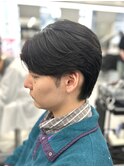 フェザーパーマ/ニュアンスパーマ/メンズパーマ/センターパート