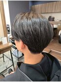 MEN’S/リバースセンターパート/ニュアンスパーマ/鎌取