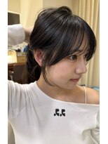 アイコニック 豊田店(ICONIQ) イメチェン/ピンクベージュ/アンブレラカラー/前髪/顔周りカット