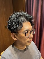 ヘアモードキクチ 日本橋室町店&nbsp;日本橋室町　ウェーブパーマ　ビジネスヘア