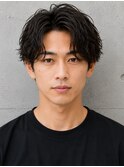 【メンズスタイル × toi 】マッシュ×清潔感×センターパート