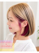 エフプロモーションアルティア(ALTiA) アンブレラカラー×ピンクイヤリングボブ