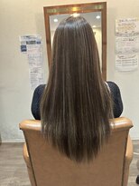 ナゴミ バイ ミュゼ(NAGOMI by Musee) ハイライトロング髪質改善ストレート!!
