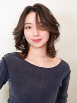 ラフィス ヘアー ウィム 倉敷白楽町店(La fith hair uim.) 【La fith】レイヤーボブ×カーテンバング×くびれシルエット