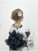 夏祭り/心斎橋/ヘアメ/セットサロン