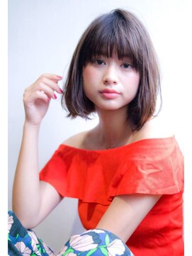 エース (ACE) ACE LA シースルーバング×透け感アッシュ