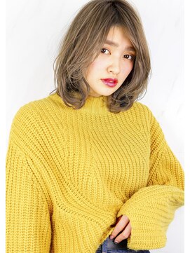 ヘアサロンガリカアオヤマ(hair salon Gallica aoyama) ☆『 ミルクティーベージュ & 毛束感 』 ☆ セミウェット ♪