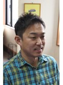 ツーブロックショート