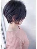 骨格補正カット×耳掛けしやすい大人ショートボブby柴立吉之助