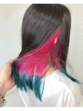 ヘアーアンドメイク ドレス(DRESS) インナーカラー  バイカラー