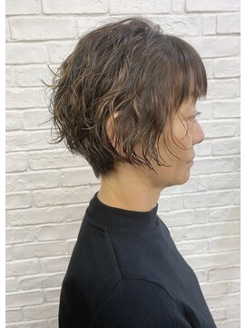 トハコ(&haco) ショートボブ×簡単スタイリングパーマ☆