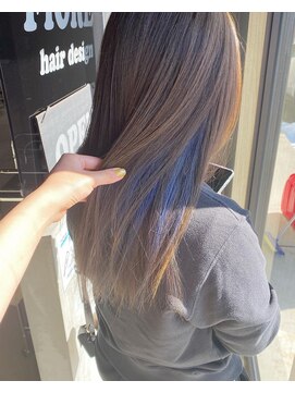 フィオーレ ヘアデザイン(FIORE hair design) インナーカラー/青/紫