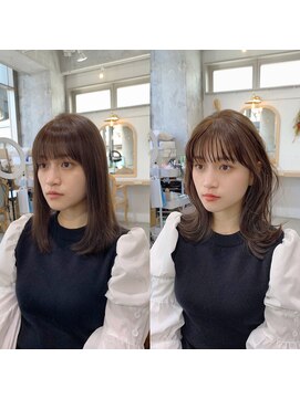 エレノア トーキョー 恵比寿(ELEANOAH TOKYO) 顔まわりBefore after (メルティカラー　ビタミンカラー