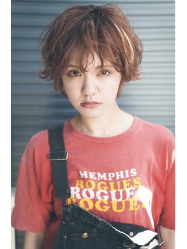 カライング(ing) 大人可愛い20代30代40代黒髪前下がりひし形小顔ボブ丸みショート