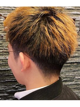 ヒロギンザ 青山店(HIRO GINZA) ツーブロックアップバング