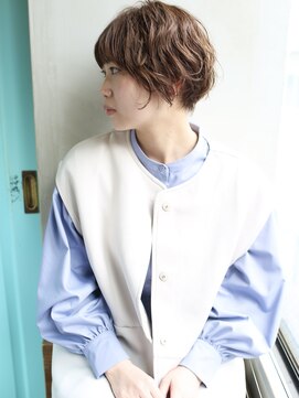 バース(BIRTH) 天神【BIRTH】アースカラー×束感ショートパーマ　1