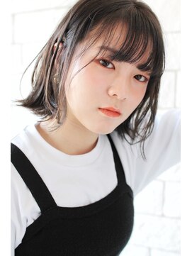 サロンドミルク 新百合ヶ丘店(salon de MiLK) 抜け感◎切りっぱなしボブ