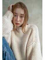 オースティン 登戸向ケ丘遊園(AUSTIN)&nbsp;大人かわいい前髪セシルカットココアブラウンフリンジウェーブ