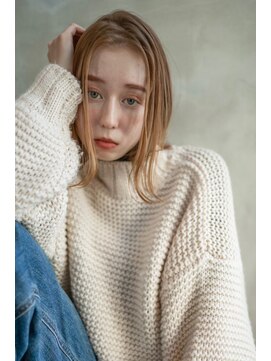 オースティン 登戸向ケ丘遊園(AUSTIN) 大人かわいい前髪セシルカットココアブラウンフリンジウェーブ