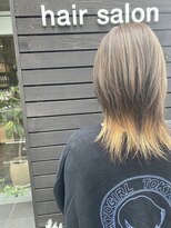 オーシー 四ツ井店(O'sea)&nbsp;インナーカラー黄色