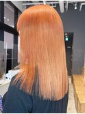 オレンジセミロング_ショコラアッシュヘルシースタイル_ba401321