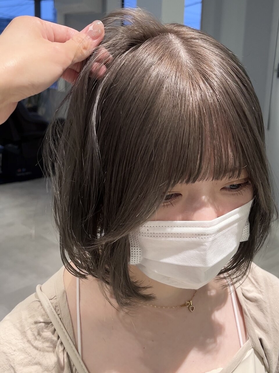 ケリー ミニボブ 綺麗なカットラインのミニボブ / ストレートアイロンで決まる