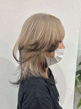 エーケイ(AK) ロングウルフ×デザインカラー